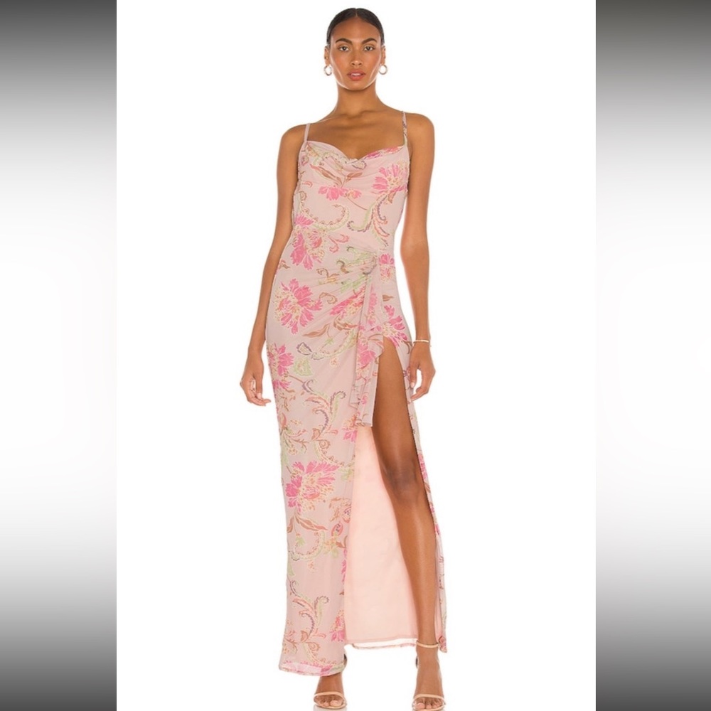 Katie may so juicy gown in blush floral